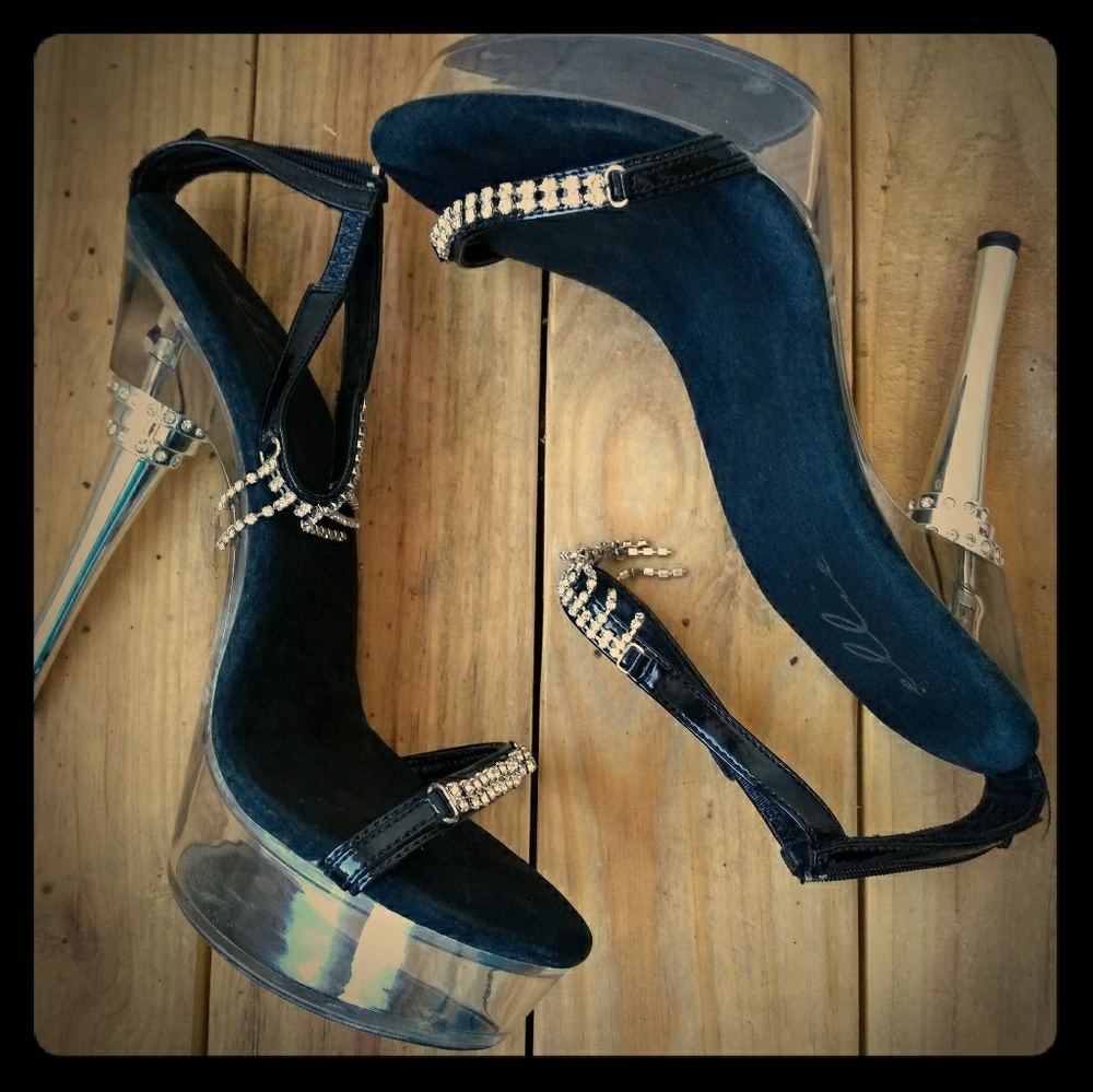 Sexy Rhinestone Ellie Exotic Dancer Stripper Shoes